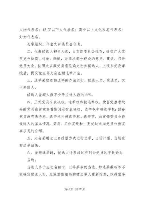 支部党代表选举办法.docx