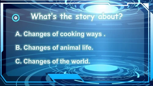 PEP六下U4 Then and now Part C Storytime教学课件
