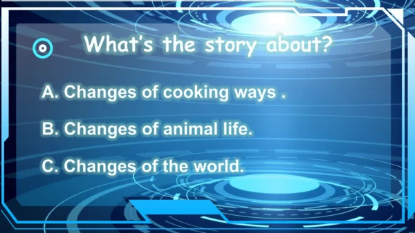 PEP六下U4 Then and now Part C Storytime教学课件