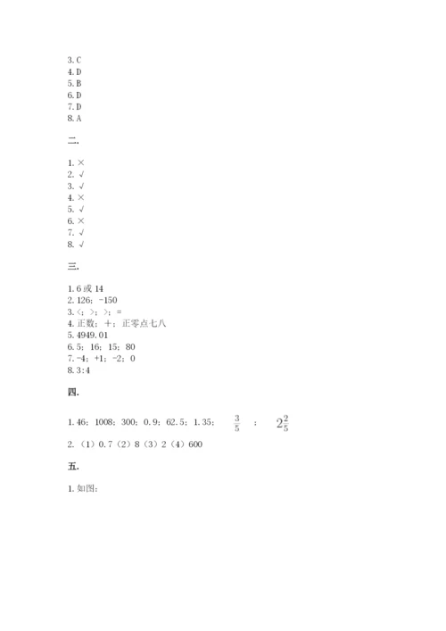 冀教版小升初数学模拟试题含答案（名师推荐）.docx