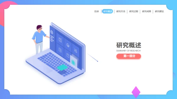 毕业答辩论文开题报告通用PPT模板