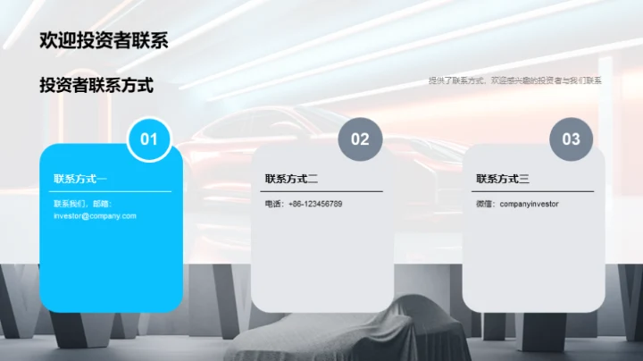 引领绿色未来：电动汽车之路