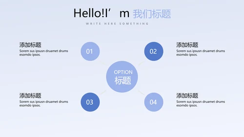 蓝色医疗医药代表工作总结动态PPT
