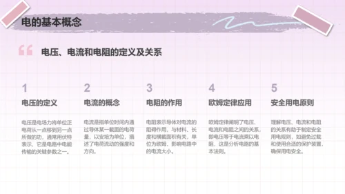 兔崽子紫色卡通风用电安全通用模版