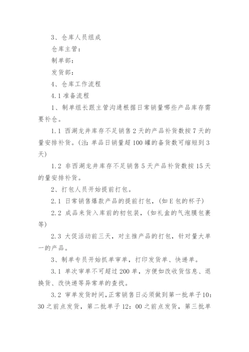 电商仓库管理制度.docx