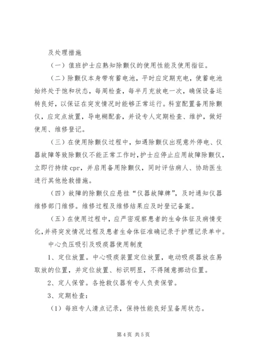 仪器使用制度及应急措施.docx