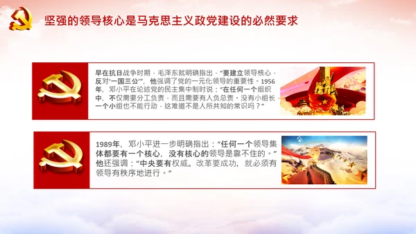 团委共青团学习两个确立的决定性意义党课PPT