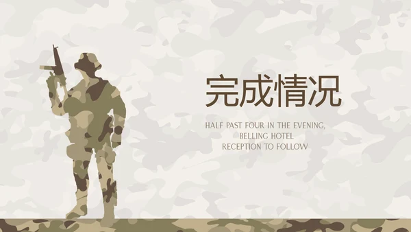武警工作总结动态PPT
