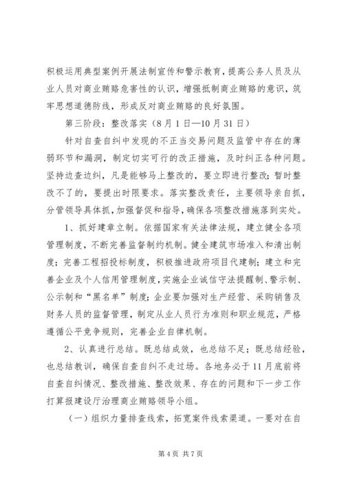 自治区建设系统治理商业贿赂实施方案.docx