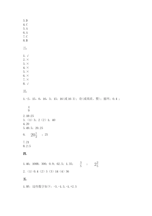 苏教版数学小升初模拟试卷附参考答案ab卷.docx