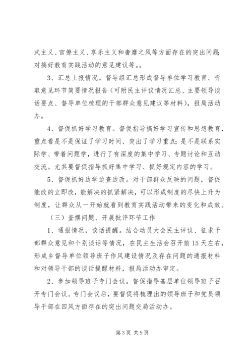 群众路线督导组方案.docx