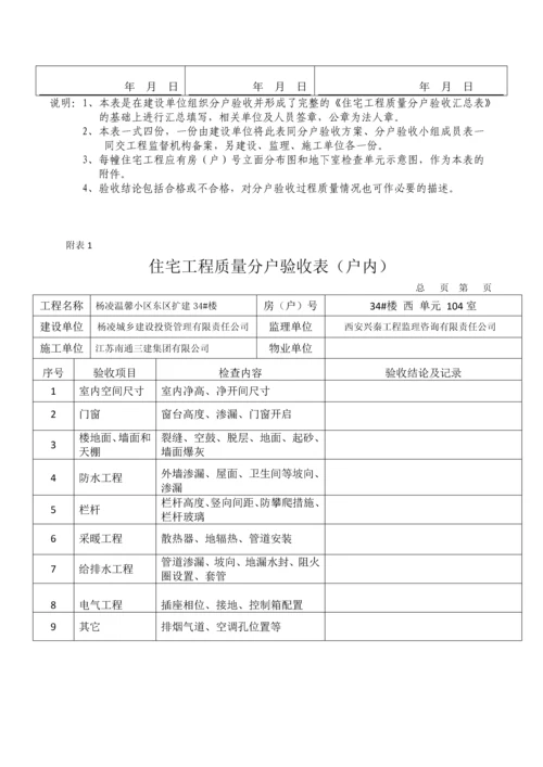 分户验收全套.docx