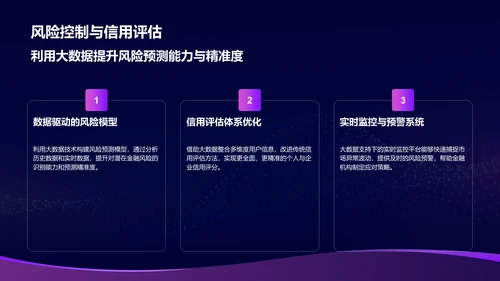紫色科技风通用行业大数据总结汇报PPT模板