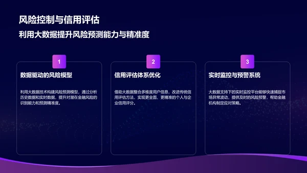 紫色科技风通用行业大数据总结汇报PPT模板