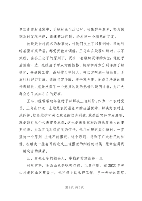 村优秀党员事迹材料 (2).docx