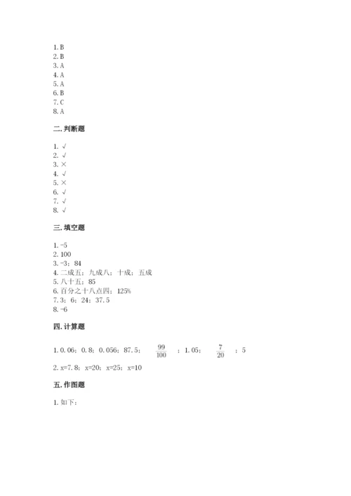 小学六年级下册数学期末卷及答案【精选题】.docx