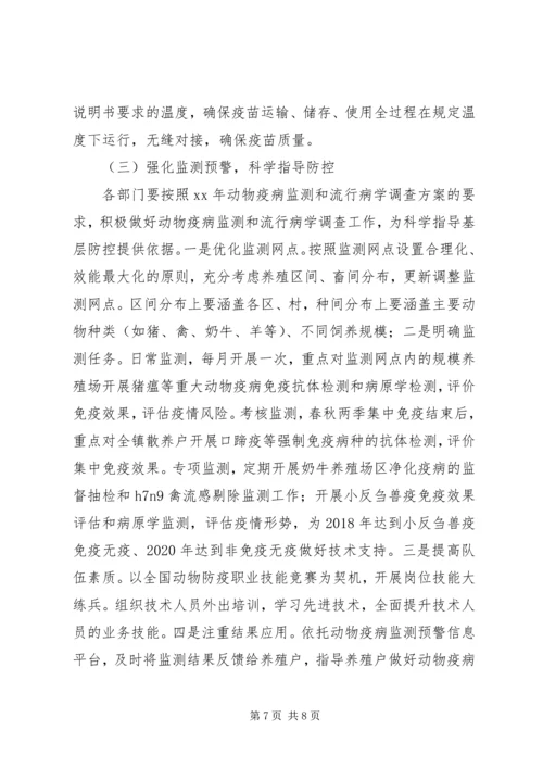 乡镇重大动物疫病集中免疫方案.docx