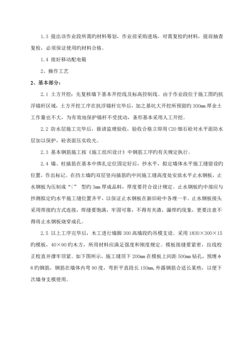 单面支模专项综合施工专题方案.docx