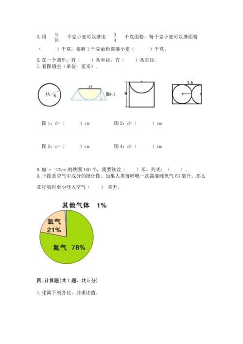 人教版六年级上册数学期末测试卷精品【易错题】.docx