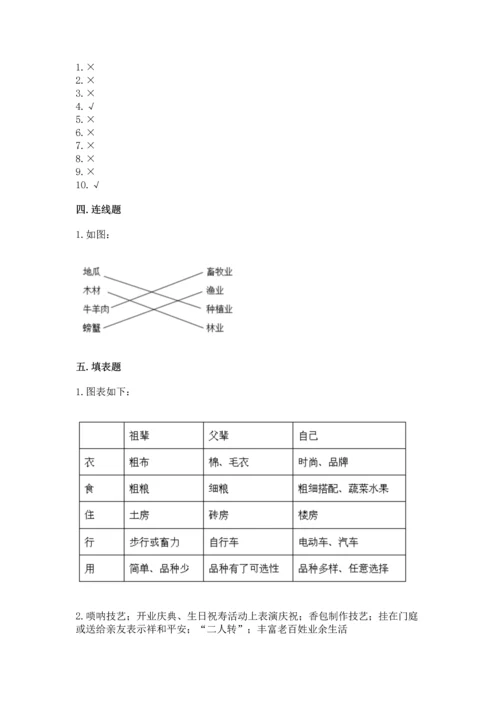 部编版四年级下册道德与法治 期末测试卷a4版.docx