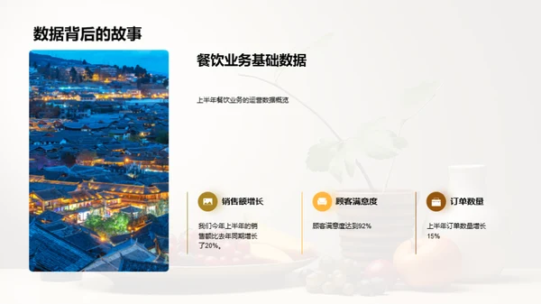 餐饮业务半年剖析