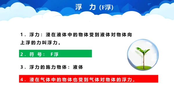 初中物理课《浮力》教学通用PPT课件