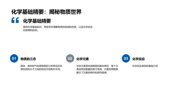 初一科学基础讲解PPT模板