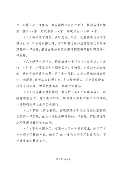 城乡人居环境专项整治汇报材料.docx