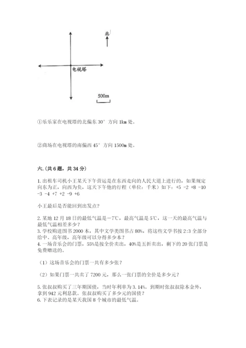 人教版六年级数学小升初试卷及参考答案【典型题】.docx