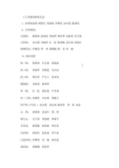 护理质量管理及持续改进方案2016年修订共8页