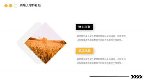 黄色时尚干净活动执行方案汇报PPT模板