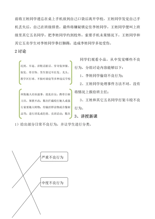 与法同行健康成长主题班会设计专业方案.docx