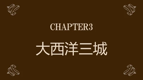 褐色简约风欧洲旅行攻略模板