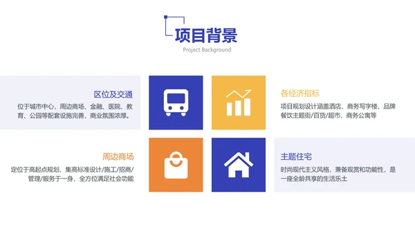 蓝白色商务风地产暖场活动方案