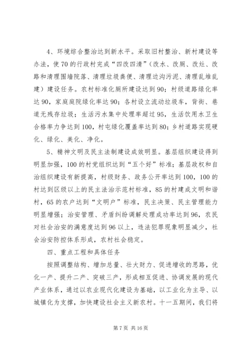 社会主义新农村建设十一五规划 (3).docx