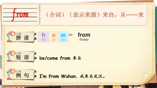 Unit 1 Meeting new people 单词导学课件(共25张PPT)