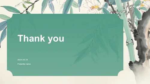 绿色手绘风通用行业年中总结PPT主题