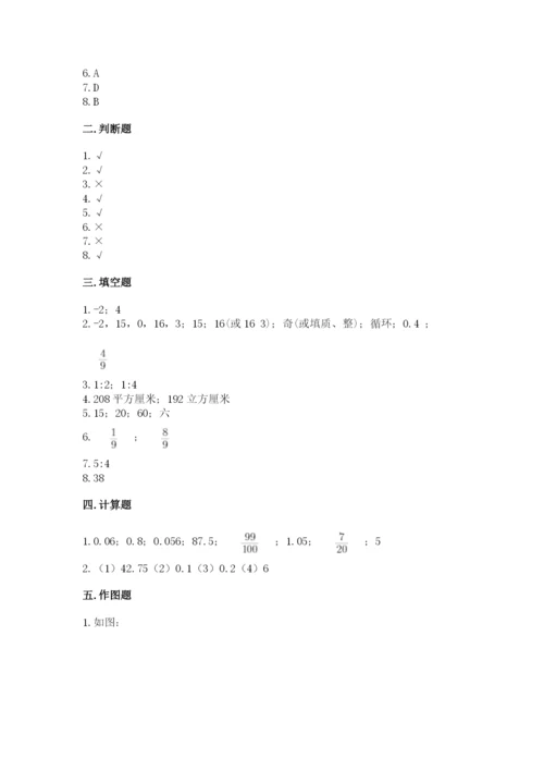 冀教版六年级下册期末真题卷附完整答案【易错题】.docx