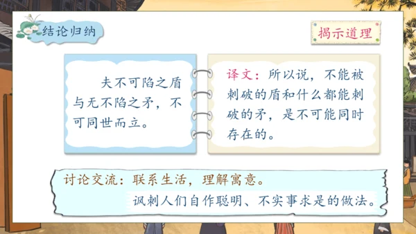【核心素养】部编版语文五年级下册-15.自相矛盾 第2课时（课件）