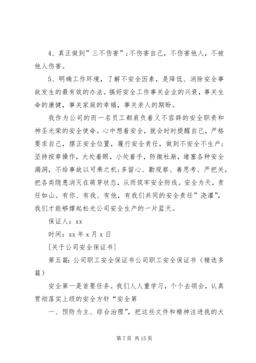 公司安全保证书 (2).docx