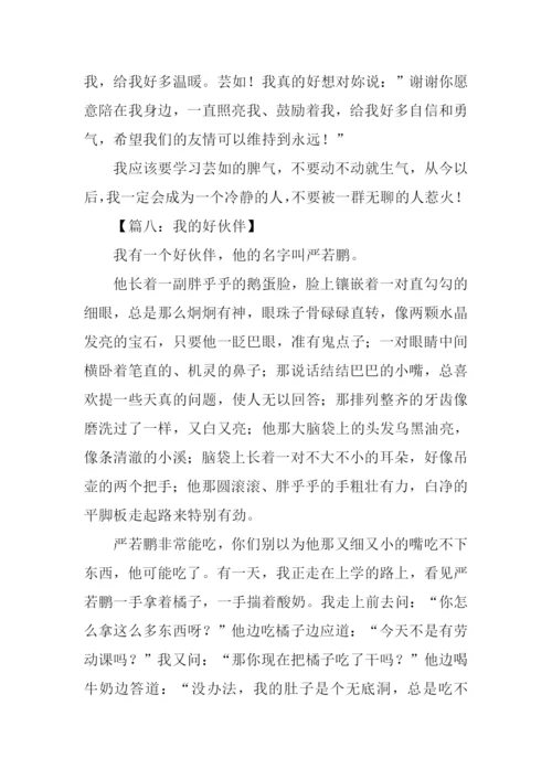 写小伙伴的作文.docx