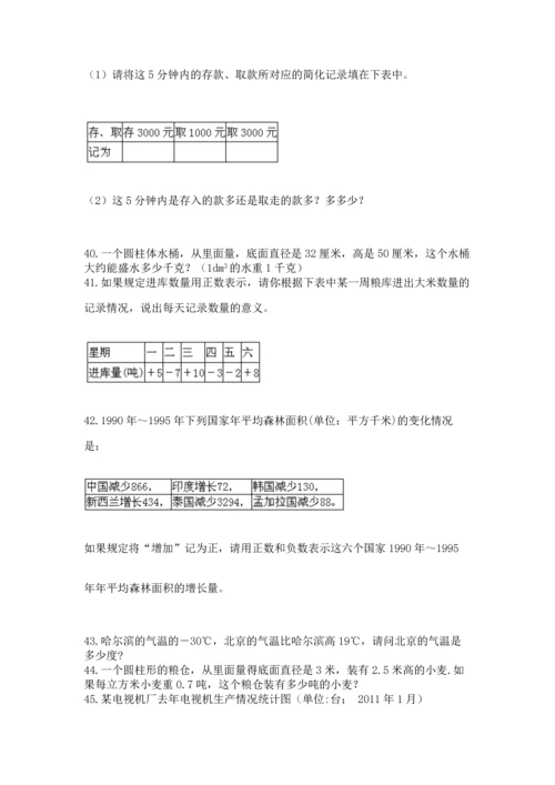 六年级小升初数学解决问题50道及答案（名师系列）.docx
