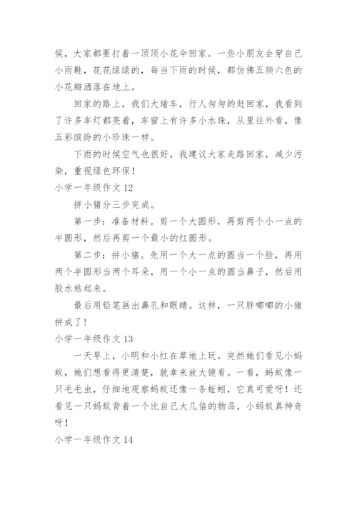 小学一年级作文.docx