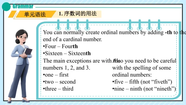 Unit 7 单元复习教学课件（新人教七上Unit7 Happy birthday.）