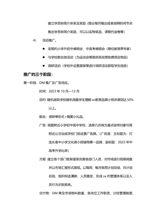 培训分校运营管理方案试运行版.docx