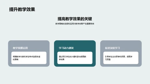 掌握教学，策略为王