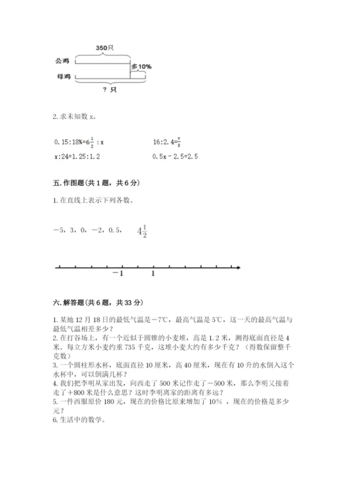 南澳县六年级下册数学期末测试卷必考题.docx