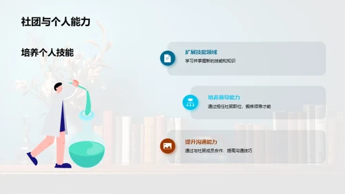 掌握社团，提升自我