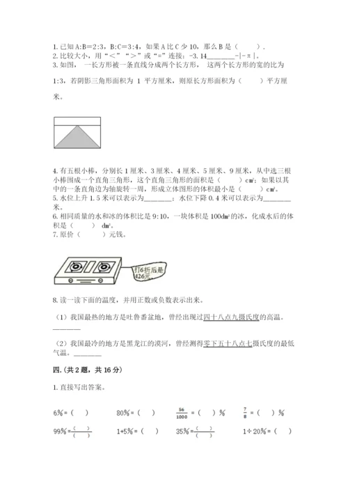 小学六年级升初中模拟试卷（典优）.docx