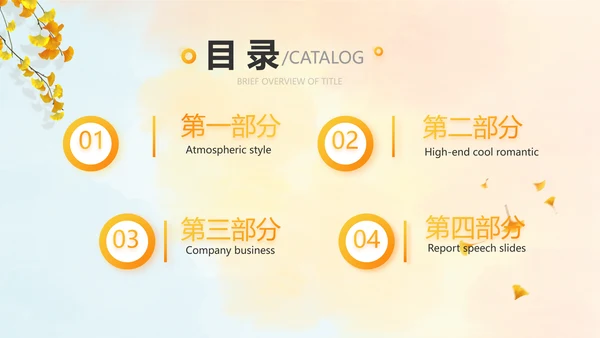 寻觅秋天秋季旅游电子相册动态PPT封含P
